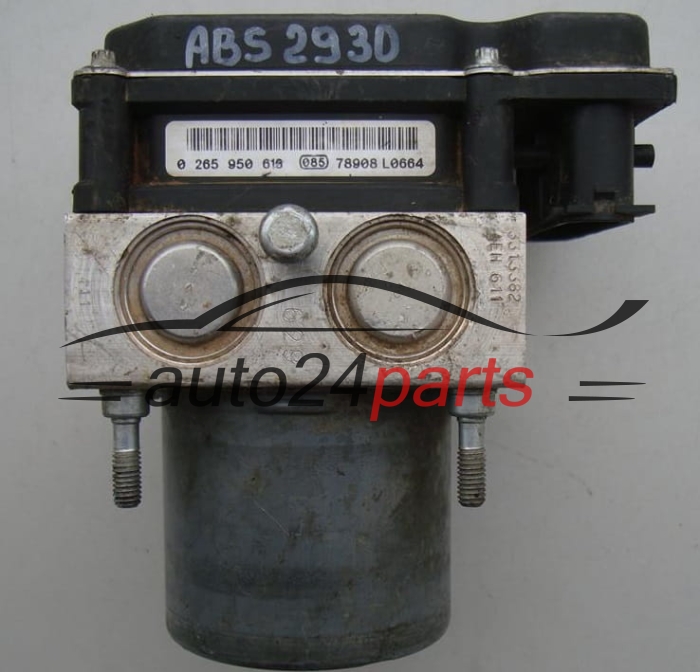 POMPE HYDRAULIQUE ET CALCULATEUR d'ABS NISSAN QASHQAI BOSCH 0 265 235 295, 0265235295, 47660 JD01B, 47660JD01B, 0265950616