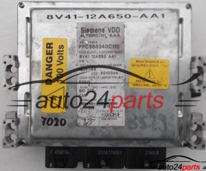 MOTORSTEUERGERÄT ECU STEUERGERAT FORD 2.0 TDCI 8V41-12A650-AA1, 8V4112A650AA1, 5010344, PPC566340C110 