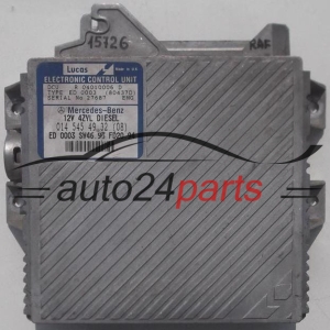 KOMPUTER STEROWNIK SILNIKA MERCEDES W202 C220 2.2 DIESEL LUCAS R04010006D, R 04010006 D, ED 0003 80437D, A0145454932, 0145454932, A 014 545 49 32