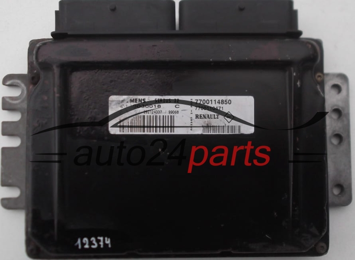 ECU CENTRALITA DE MOTOR RENAULT MEGANE SIEMENS S110030018 C, S110030018C, 7700114850, 7700110471