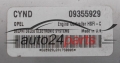 MOTORSTEUERGERÄT ECU STEUERGERÄT  OPEL ASTRA VECTRA ZAFIRA  Delphi Delco 09355929 CYND, HSFI-C