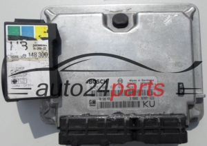 MOTORSTEUERGERÄT ECU STEUERGERÄT OPEL ASTRA VECTRA ZAFIRA 2.0 DTI BOSCH 0 281 001 631, 90 508 976 KU
