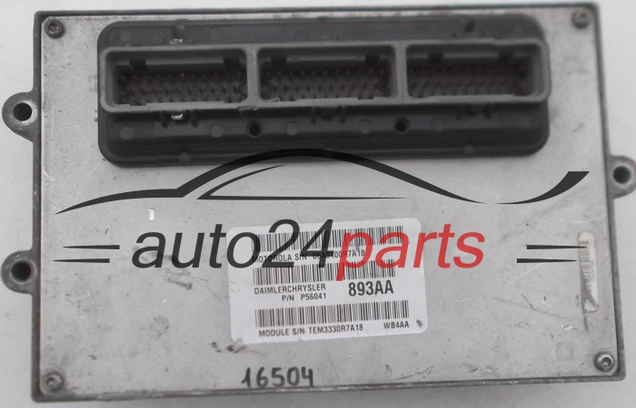 KOMPUTER STEROWNIK SILNIKA JEEP GRAND CHEROKEE 4.0 MOTOROLA 06A0100R7A18, P56041 893AA, P56041893AA, WB4AA