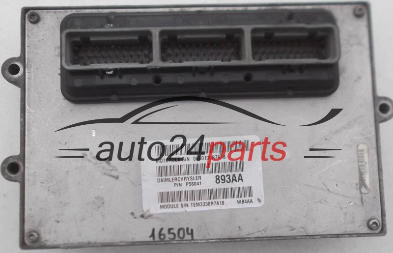 KOMPUTER STEROWNIK SILNIKA JEEP GRAND CHEROKEE 4.0 MOTOROLA 06A0100R7A18, P56041 893AA, P56041893AA, WB4AA