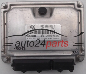 KOMPUTER STEROWNIK SILNIKA VW VOLKSWAGEN POLO 1.4 BOSCH 0 261 206 002, 0261206002, 030 906 032 H, 030906032H - 15013