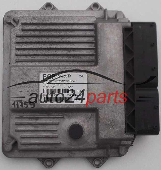 KOMPUTER STEROWNIK SILNIKA OPEL CORSA 1.3 JTD 55190814