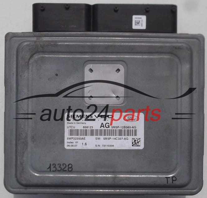 KOMPUTER STEROWNIK SILNIKA FORD FOCUS SIEMENS VDO 5WP22350AE, 5M5P-12B565-AG, 5M5P-14C337-AG