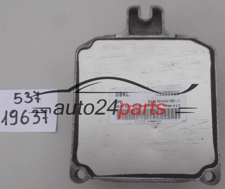 KOMPUTER STEROWNIK SILNIKA OPEL ASTRA VECTRA ZAFIRA  Delphi Delco 09355929 DBKL
