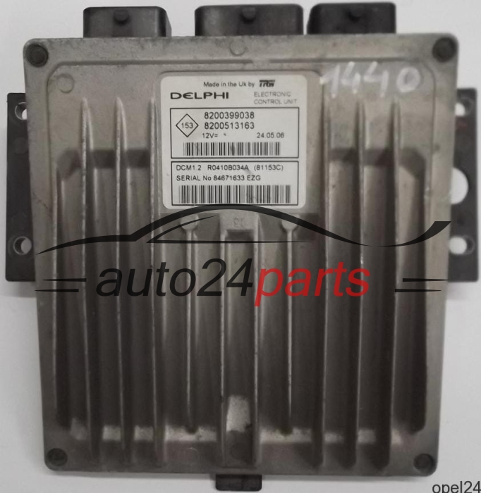 MOTORSTEUERGERÄT ECU STEUERGERÄT RENAULT MODUS NISSAN MICRA