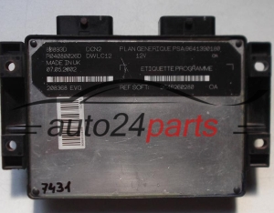 MOTORSTEUERGERÄT ECU STEUERGERAT PEUGEOT PARTNER 1.9 D LUCAS R04080026D, PSA 9641390180, SOFT 9646260280, DCN2, DWLC12