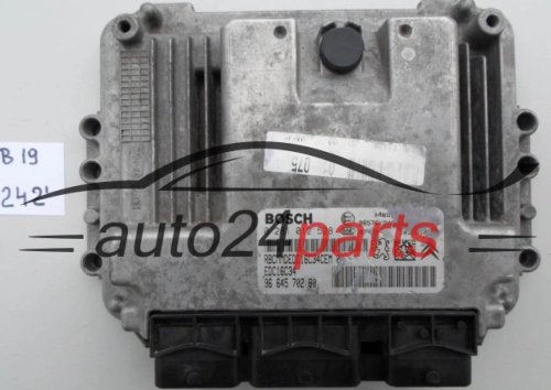 KOMPUTER STEROWNIK SILNIKA PEUGEOT 206 1.4 HDI BOSCH 0 281 012 528,  96 645 702 80