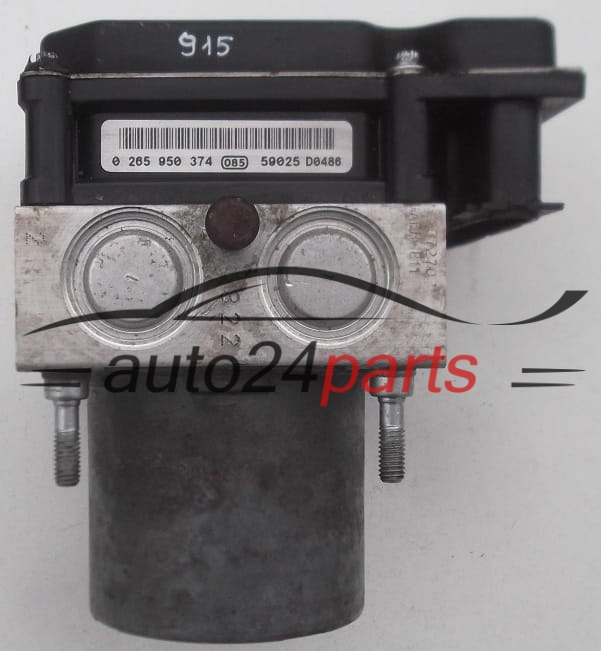 BOMBA HIDRAULICA Y CENTRALITA ABS PEUGEOT 307 BOSCH 0 265 234 152, 0265234152, 96 499 881 80, 9649988180,  0265950374, 96 605 357 80, 9660535780 
