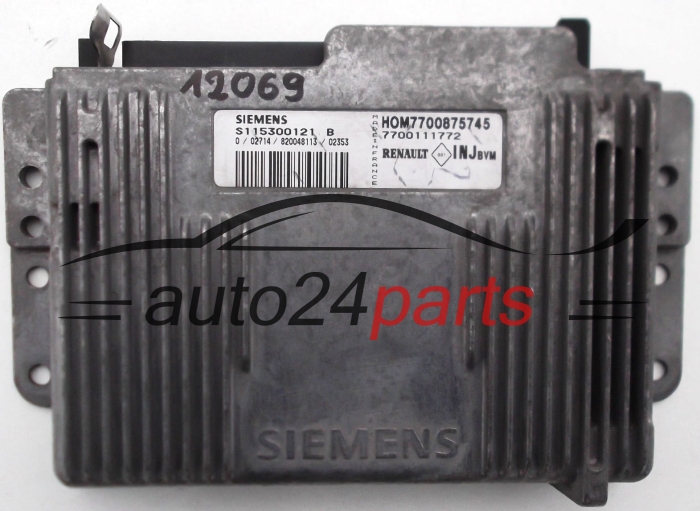 KOMPUTER STEROWNIK SILNIKA RENAULT MEGANE SCENIC 1.6 SIEMENS S115300121 B