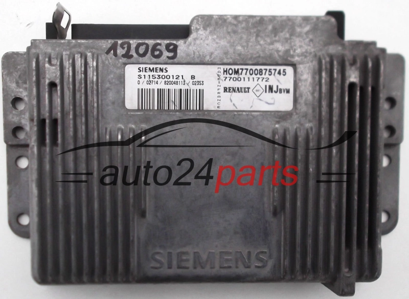 KOMPUTER STEROWNIK SILNIKA RENAULT MEGANE SCENIC 1.6 SIEMENS S115300121 B