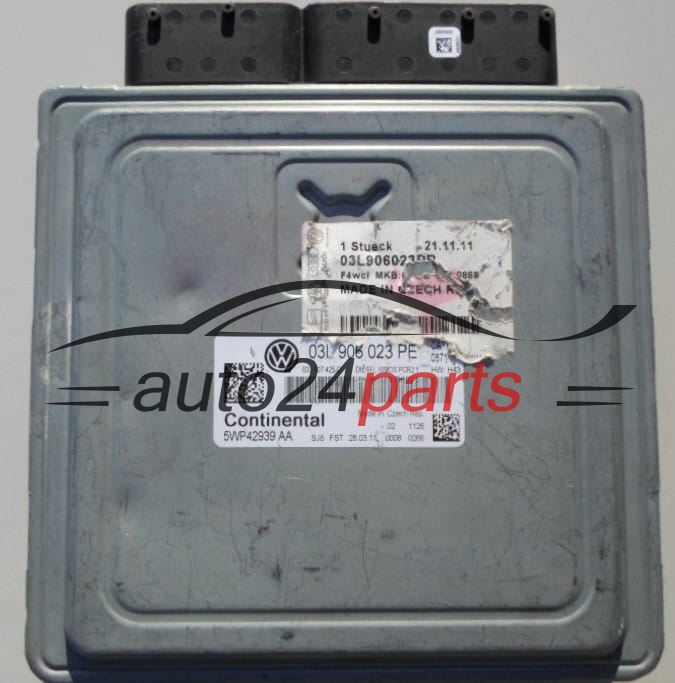 MOTORSTEUERGERÄT ECU STEUERGERAT VOLKSWAGEN CADDY 1.6 TDI Continental 5WP42939 AA