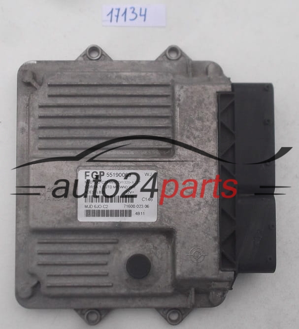 FGP 55190069 WJ CENTRALITA DE MOTOR Opel Corsa C 1.3 CDTI Z13DT Y13DT Magneti Marelli MJD6JO.C2