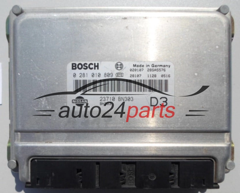 CALCULATEUR MOTEUR NISSAN ALMERA 2.2 DTI BOSCH 0 281 010 809,  23710 BN303
