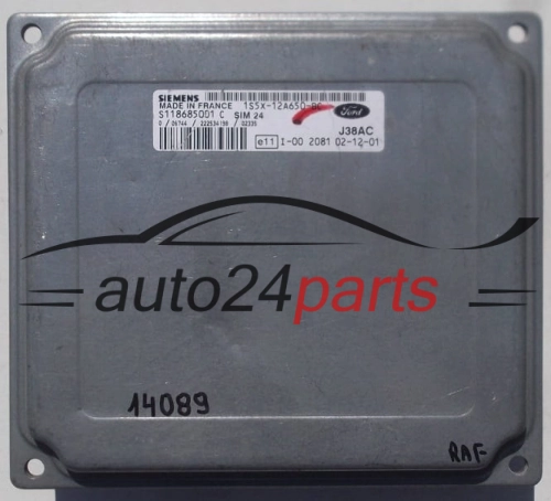 KOMPUTER STEROWNIK SILNIKA FORD KA SIEMENS S118685001 C, S118685001C, 1S5X-12A650-BC, 1S5X12A650BC - 14089