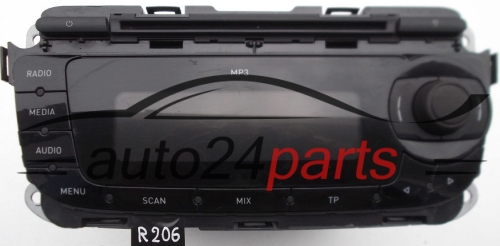 RADIO CD MP3 SEAT IBIZA  6J0 035 153 B / 6J0035153B - R206