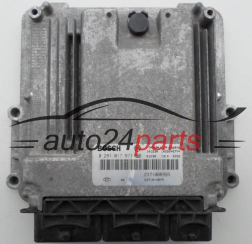 MOTORSTEUERGERÄT ECU STEUERGERÄT RENAULT 2.3 DCI BOSCH 0 281 017 977,  237100899R