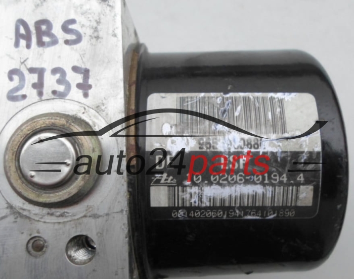 POMPE HYDRAULIQUE ET CALCULATEUR d'ABS PEUGEOT 206 9655960880, 10.0206-0194.4, 10020601944, 10.0960-1150.3, 10096011503 