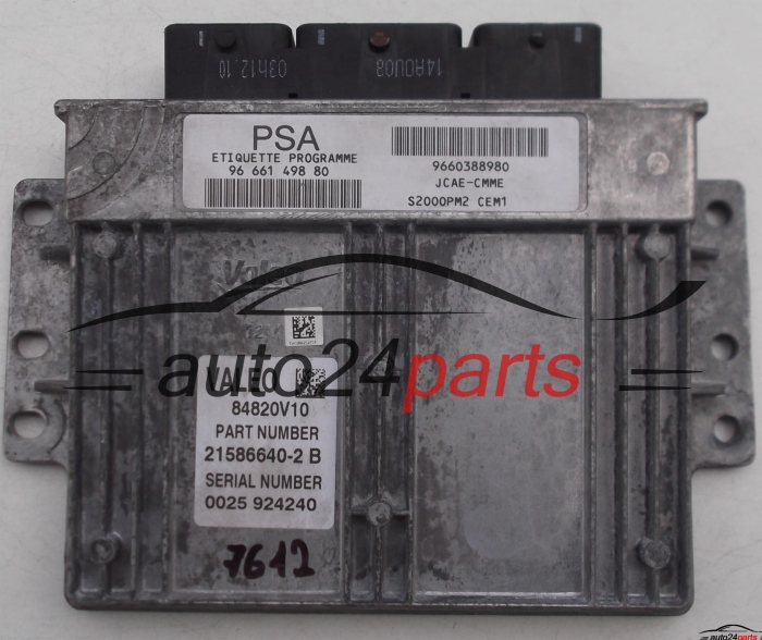 calculateur moteur pour peugeot 1.4