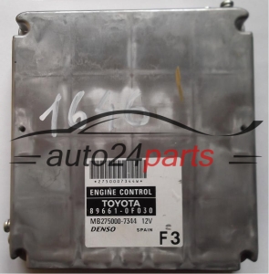 ECU CENTRALITA DE MOTOR TOYOTA VERSO 1.8 89661-0F030, 896610F030, MB275000-7344, MB2750007344, MB 2750007344 