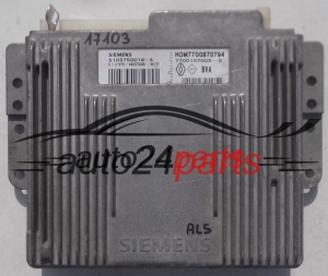 GETRIEBESTEUERGERÄT GETRIBESTEUERUNG RENAULT MEGANE SCENIC 1.6, SIEMENS S103750016 A, S103750016A, HOM7700870794, 7700107003--D