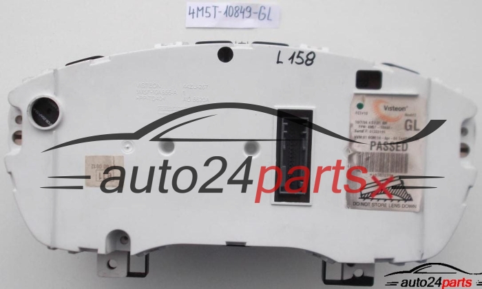 COMPTEUR KILOMETRIQUE CUADRO DE RELOJES FORD C-MAX VISTEON 4M5T-10849-GL, 4M5T10849GL