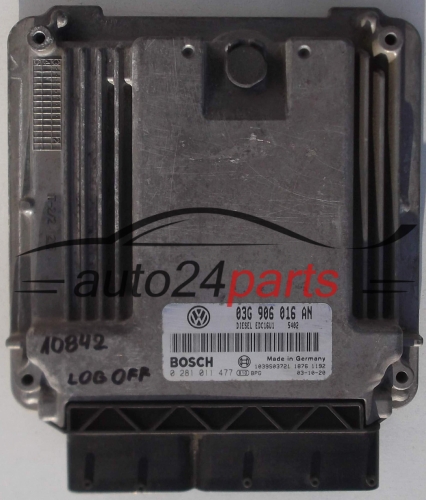 KOMPUTER STEROWNIK SILNIKA CHRYSLER VOYAGER 2.5 CRD BOSCH 0 281 011 447, 0281011447, 03G 906 016 AN, 03G906016AN - 10842