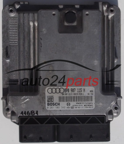 AUDI S3 2.0 TFSI BOSCH 0 261 S02 342, 0261S02342, 8P0 907 115 H, 8P0907115H, 8P0 907 115 B, 8P0907115B