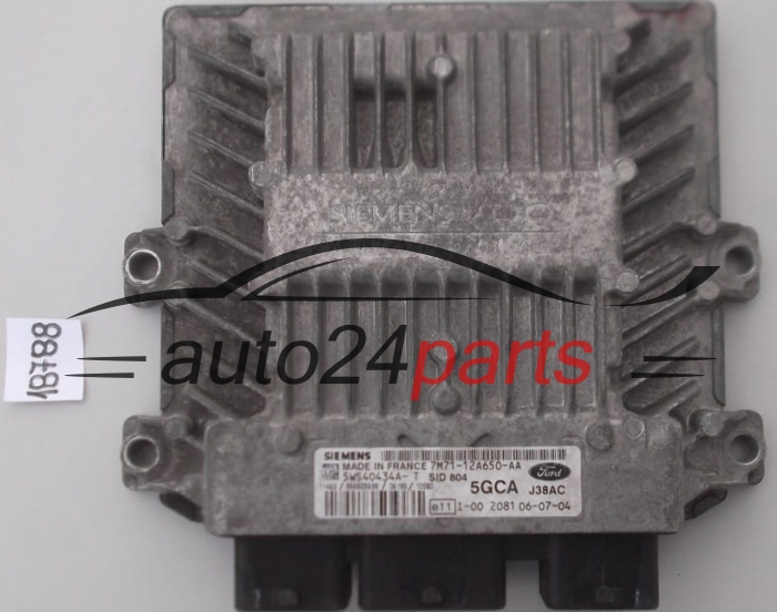KOMPUTER STEROWNIK SILNIKA FORD FUSION 1.4 TDCI 5WS40434A-T, 5WS40434AT, 7M71-12A650-AA, 7M7112A650AA, SID804