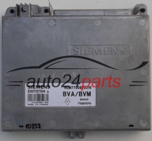MOTORSTEUERGERÄT ECU STEUERGERÄT RENAULT LAGUNA 2.0 SIEMENS S101727104 Q, S101727104Q HOM7700860316, 7700873714