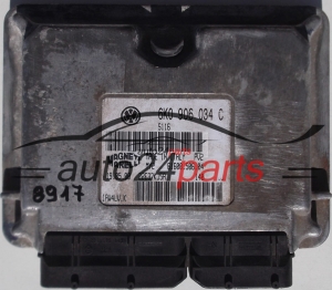 MOTORSTEUERGERÄT ECU STEUERGERÄT VW VOLKSWAGEN POLO 1.4 6K0906034C, 6K0 906 034 C, 61600.506.04, IAW4LV.K, IAW4LVK