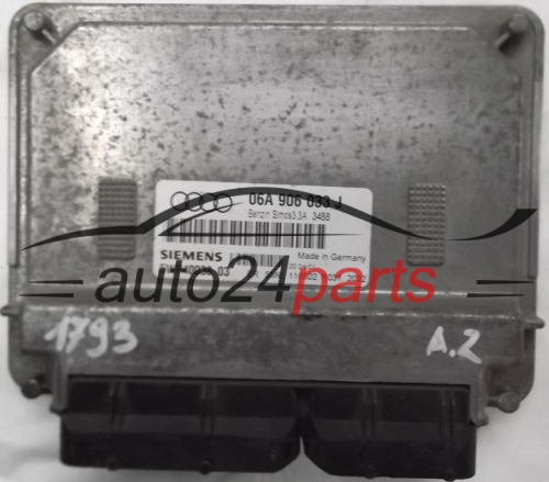 ECU CENTRALITA DE MOTOR AUDI A3 1.6 AVU 06A906033J, 06A 906 033 J, SIEMENS 5WP40038, BENZIN SIMOS3.3A 3488