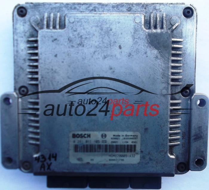 MOTORSTEUERGERÄT ECU STEUERGERAT RENAULT MASTER 2.5 DCI BOSCH 0281011105 HOM8200091432
