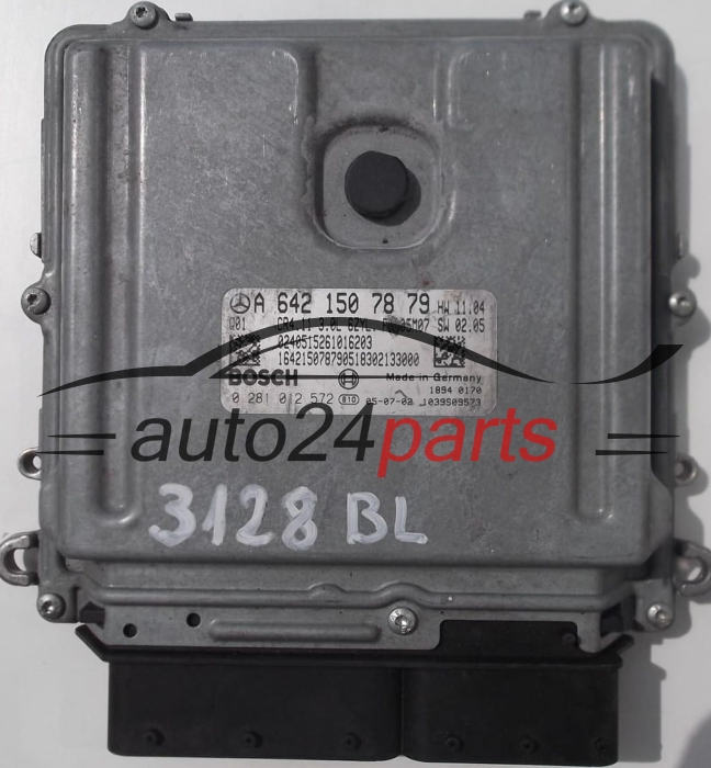 calculateur moteur pour mercedes w209, clk 320 3.0 cdi
