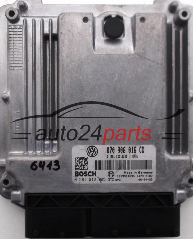 CENTRALITA DE MOTOR VW VOLKSWAGEN T5 2.5 TDI BOSCH 0281 012 905