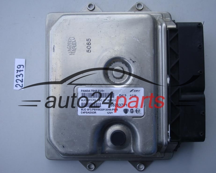 KOMPUTER STEROWNIK SILNIKA FIAT PANDA MJD 8F3.P8, MJD8F3P8, 55263701