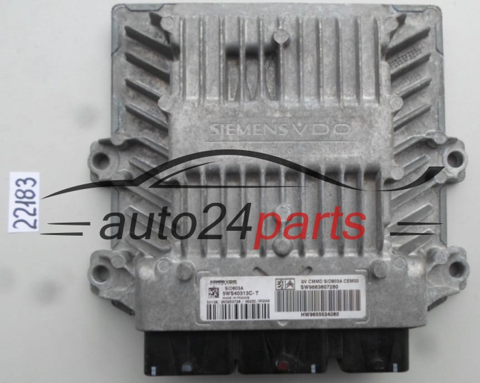 CENTRALITA DE MOTOR CITROEN PEUGEOT 2.0 HDI 5WS40313C-T, 5WS40313CT, 9663607280, 9655534080, SID803A