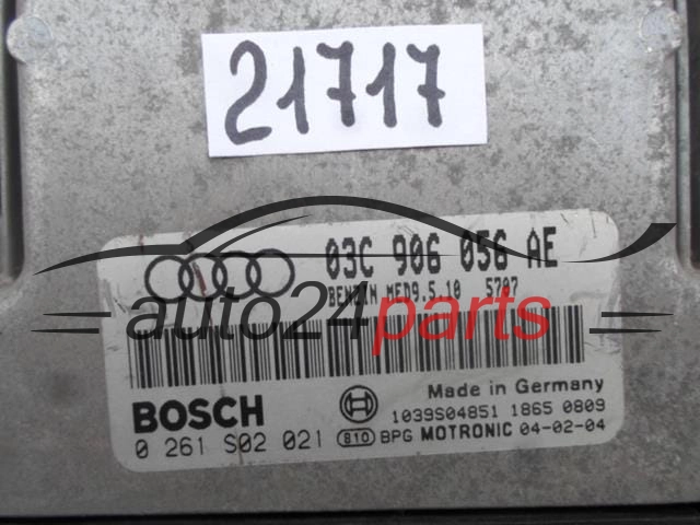 Komputer silnika AUDI 1.6 FSI BOSCH 0261S02021 03C906056AE