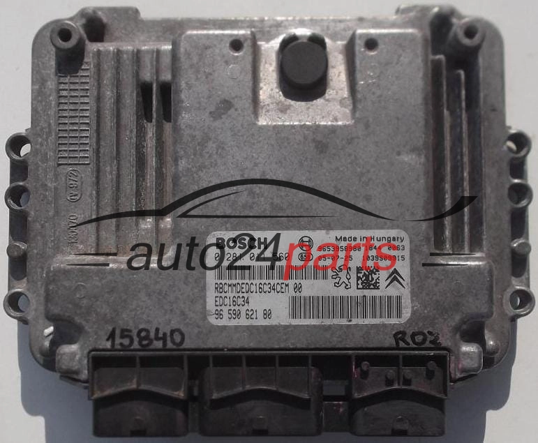 CENTRALITA DE MOTOR PEUGEOT 206 1.6 HDI BOSCH 0 281 011 560, 0281011560, 96 590 621 80, 9659062180