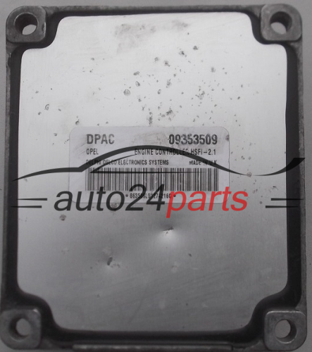 KOMPUTER STEROWNIK SILNIKA OPEL ASTRA G CORSA C ZAFIRA A DELPHI DELCO 09353509 DPAC, 09353509DPAC, HSFI-2.1 