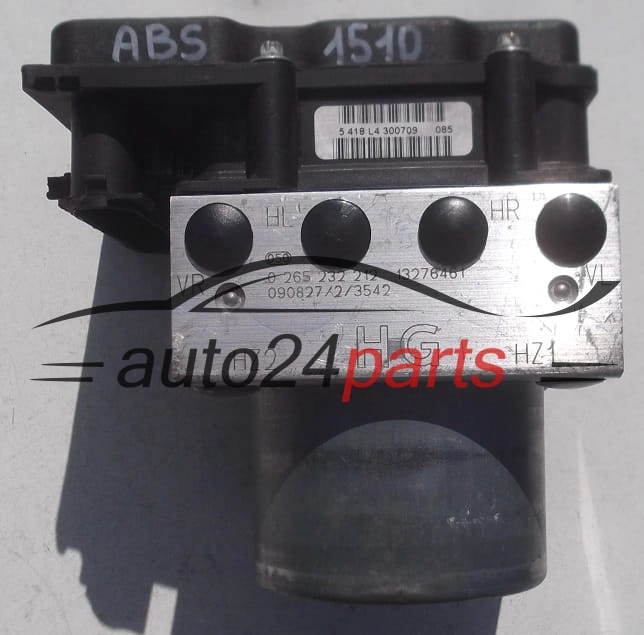 ABS POMPA I STEROWNIK OPEL CORSA MERIVA TIGRA BOSCH 0 265 232 212, 0265232212, 13276461 HG, 13276461HG, 0 265 800 770, 0265800770 