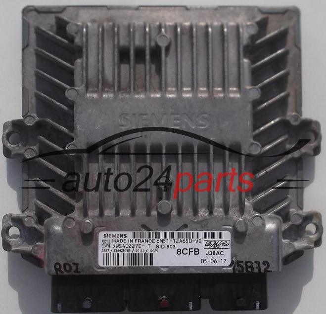 Calculateur Moteur FORD FOCUS C-MAX 2.0 TDCI SIEMENS 5WS40227E-T