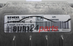 CITROEN S118230012 C, S118230012C, 9645865980, SIRIUS 81