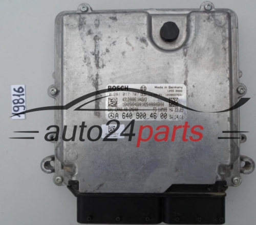 KOMPUTER STEROWNIK SILNIKA MERCEDES W169 2.0 CDI BOSCH 0 281 017 707, 0281017707, A 640 900 46 00, A6409004600, CR40.40 