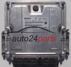 MOTORSTEUERGERÄT ECU STEUERGERÄT CHRYSLER VOYAGER 2.5 CRD BOSCH 0 281 011 280, 0281011280, P04727666AB HN7ABO, 1039S03503