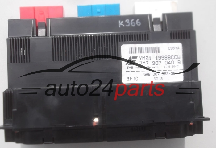STEUERUNG HEIZUNG KLIMAANLAGE KLIMADEBEDIENTEIL STEUERGERAT VW VOLKSWAGEN SEAT 7M7 907 040 B, 7M7907040B, 5HB007963-30, 5HB00796330