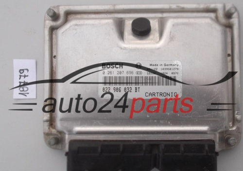 KOMPUTER STEROWNIK SILNIKA PORSCHE CAYENNE S 4.5 TURBO, BOSCH 0 261 207 696, 0261207696, 022 906 032 BT, 022906032BT